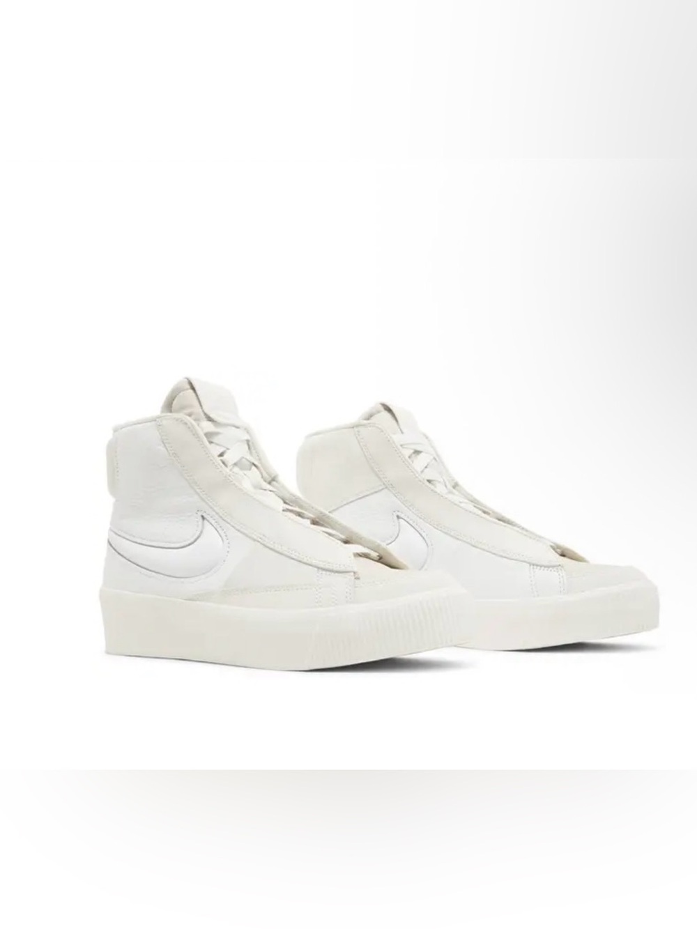 NIKE Blazer Women's Off-White High-Top Canvas Sneakers